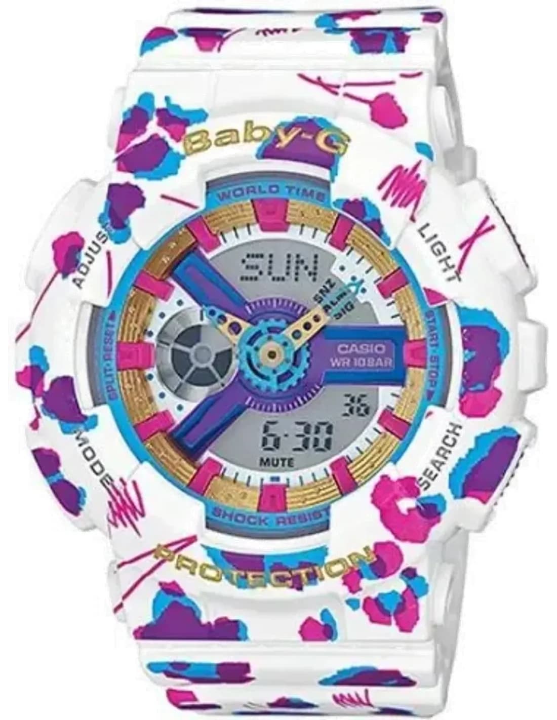 Montre Homme Casio Baby-G BA-110FL-7A Blanc