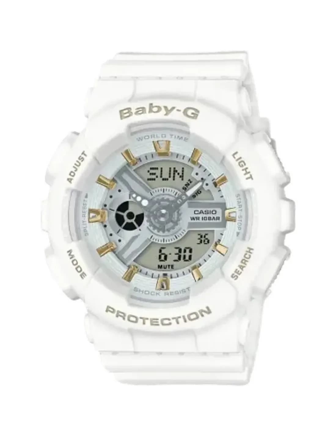Montre Femme Casio Baby-G BA-110GA-7A1ER Blanc