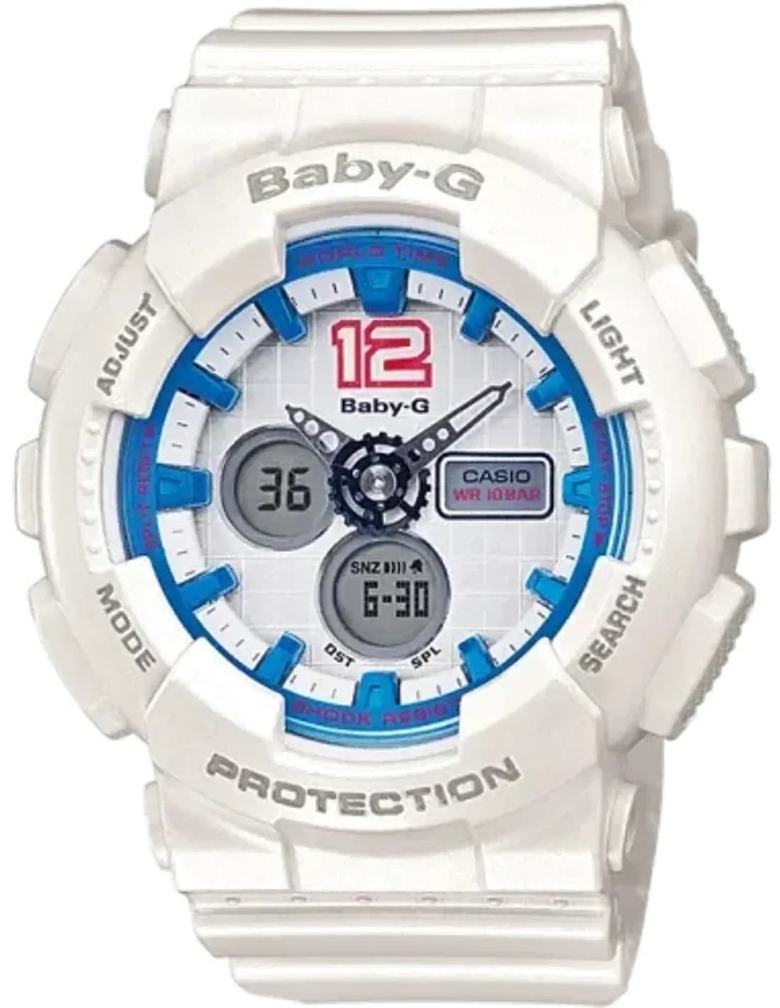 Montre Femme Casio Baby-G BA-120-7BER Blanc