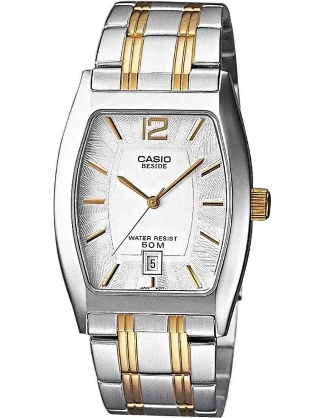 Montre Homme Casio Collection BEM-106SG-7AVEF Bracelet Acier Inoxydable
