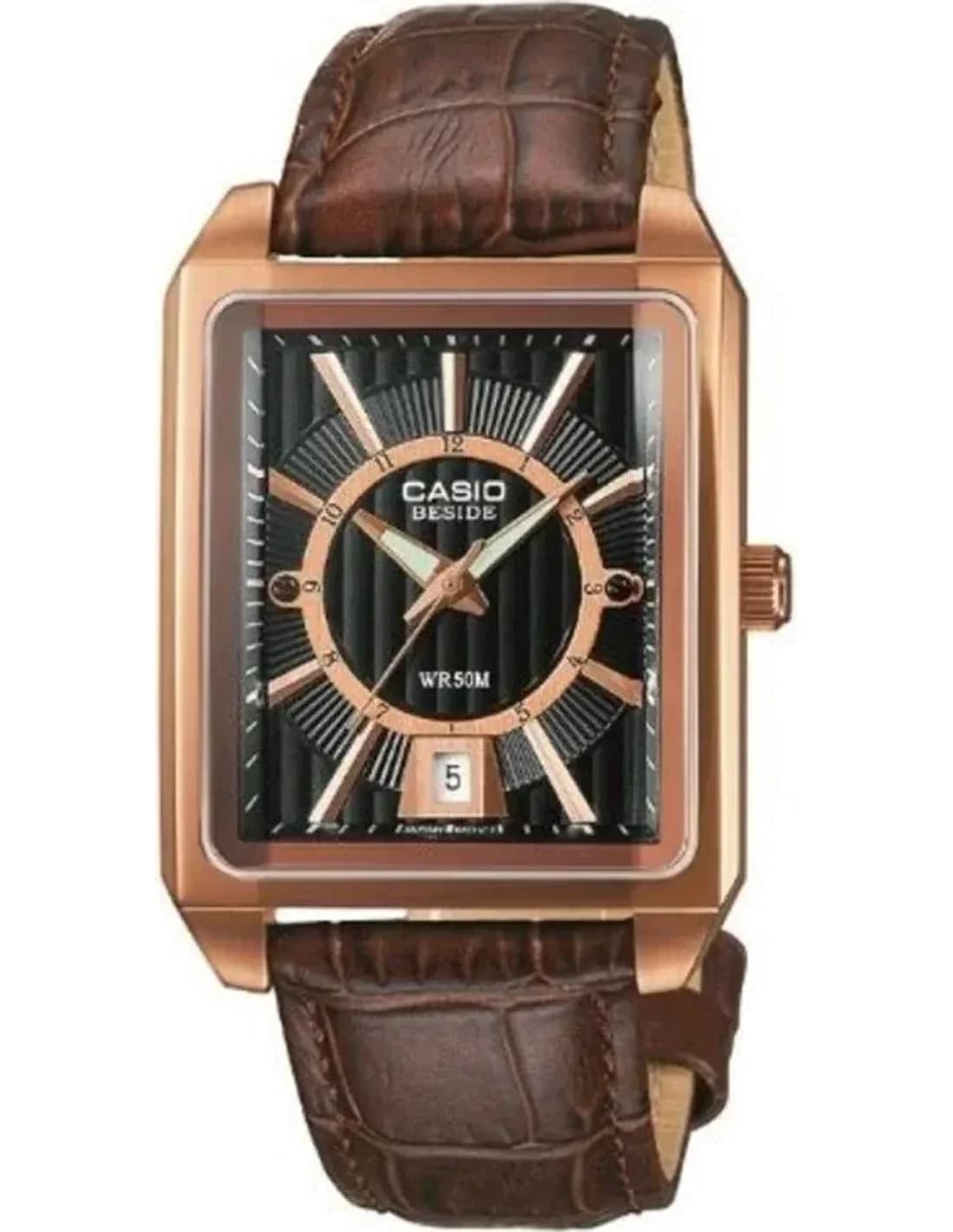Montre Homme Casio BEM-120GL-1AVEF Bracelet Cuir