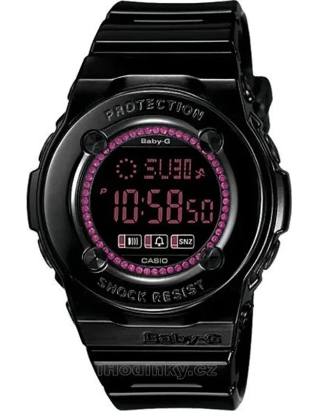 Montre Femme Casio Baby-G BG-1300MB-1ER Bracelet Résine Noir