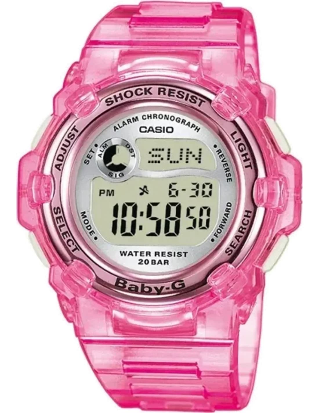 Montre Femme Casio Baby-G BG-3000-4BER Bracelet Résine Rose