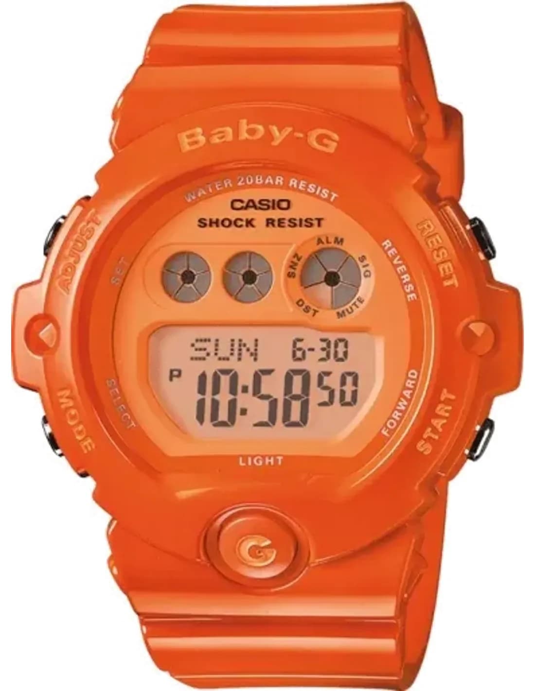 Montre Femme Casio Baby-G BG-6902-4BER Bracelet orange en résine