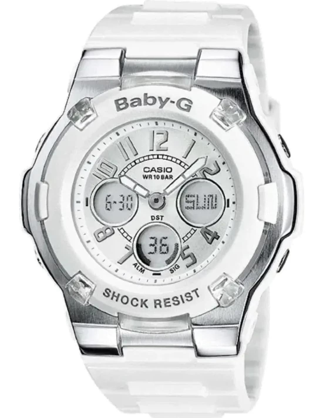 Montre Femme Casio Baby-G BGA-110-7BER Blanc