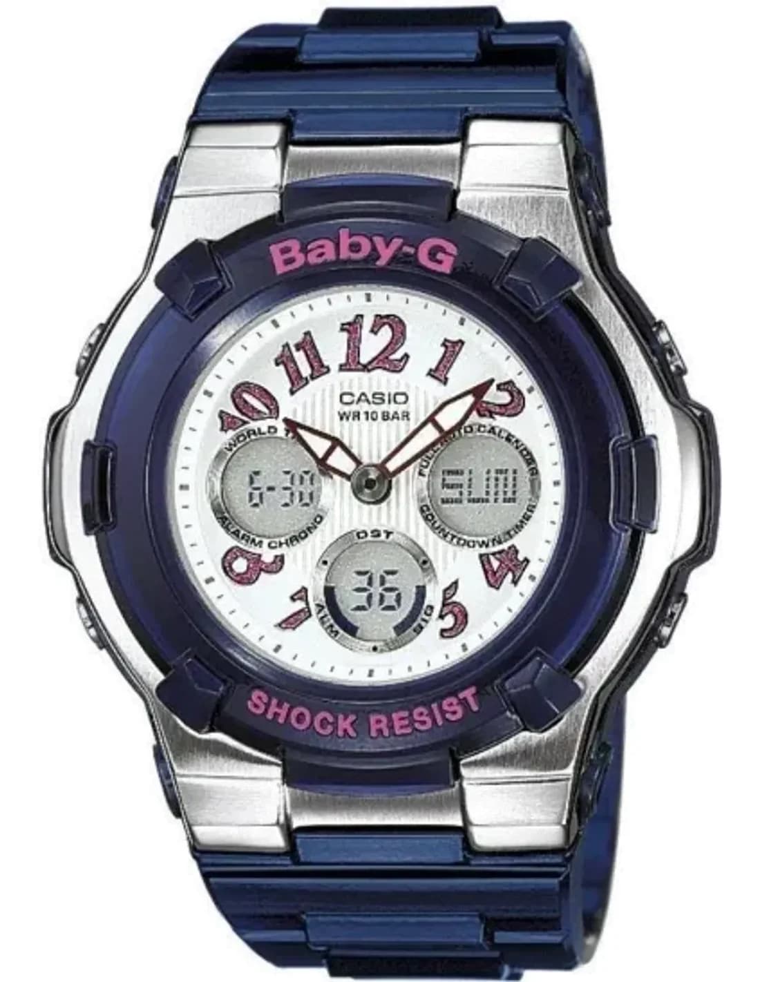 Montre Femme Casio Baby-G BGA-114-2BER Bracelet Résine Bleu