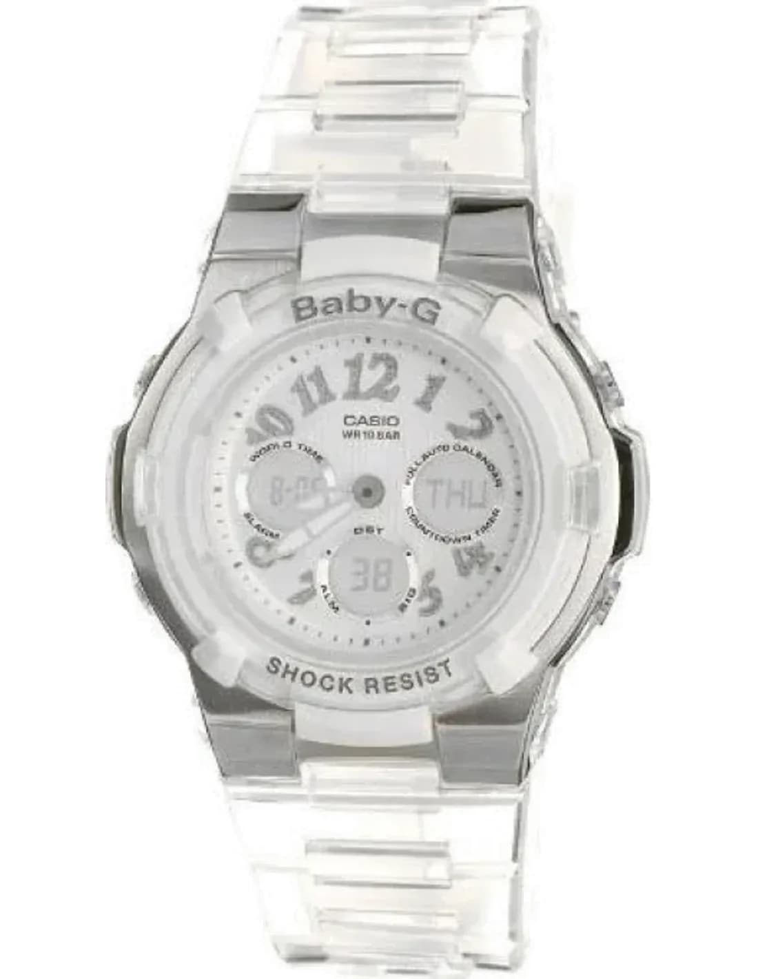 Montre Femme Casio Baby-G BGA-114-7BER Bracelet Résine Blanc