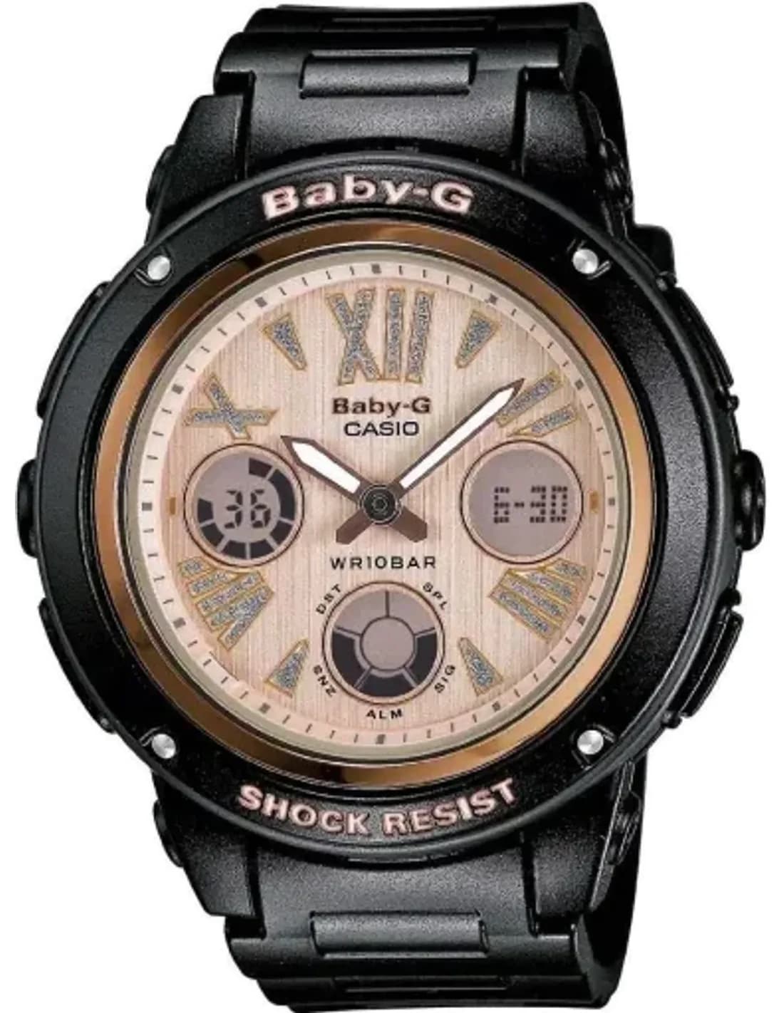 Montre Femme Casio Baby-G BGA-153M-1BER Noir