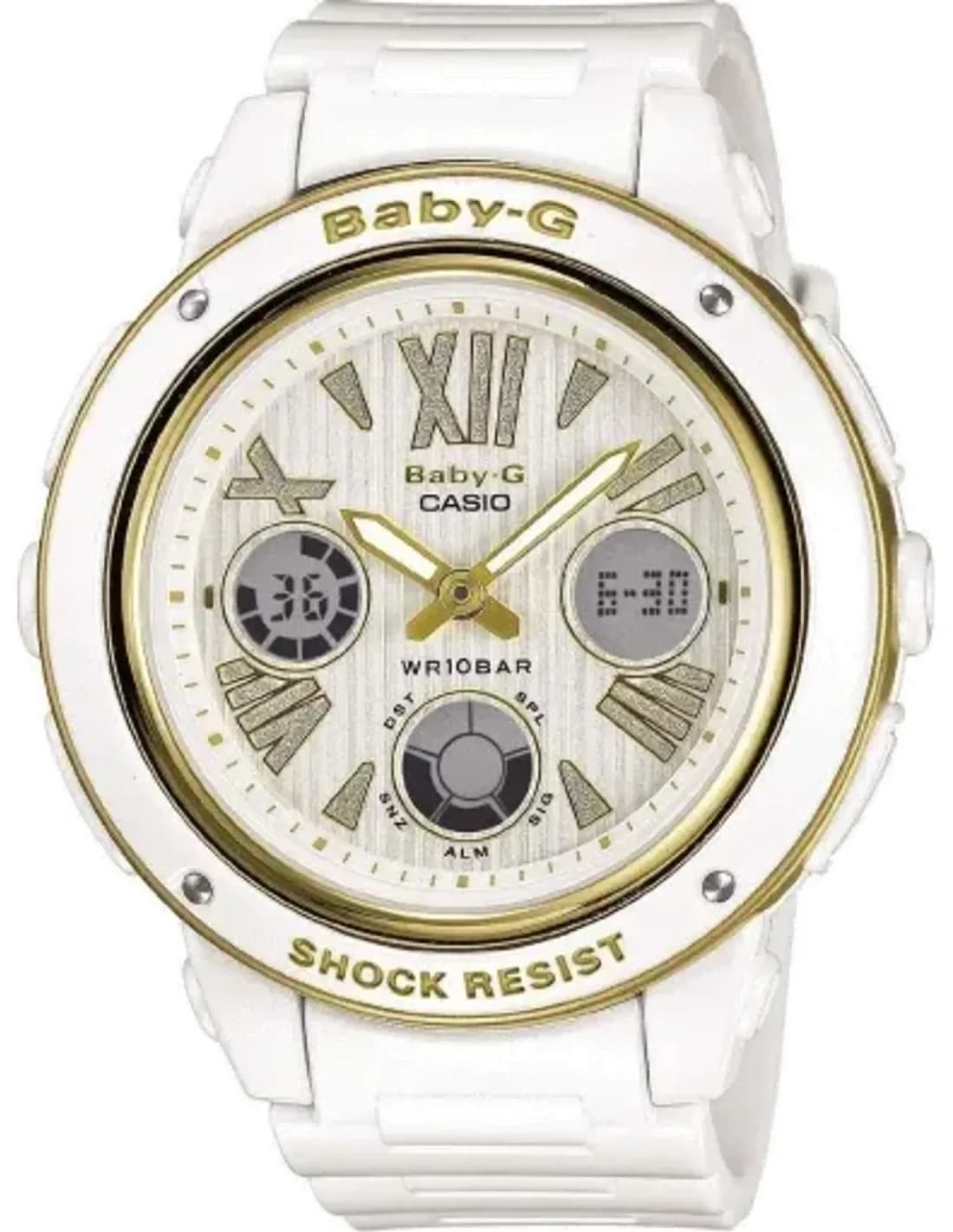 Montre Femme Casio Baby-G BGA-153M-7BER Blanc
