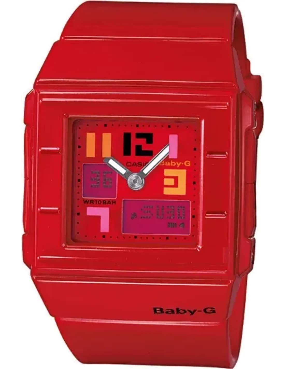 Montre Femme Casio G-Shock BGA-200PD-4BER Rouge