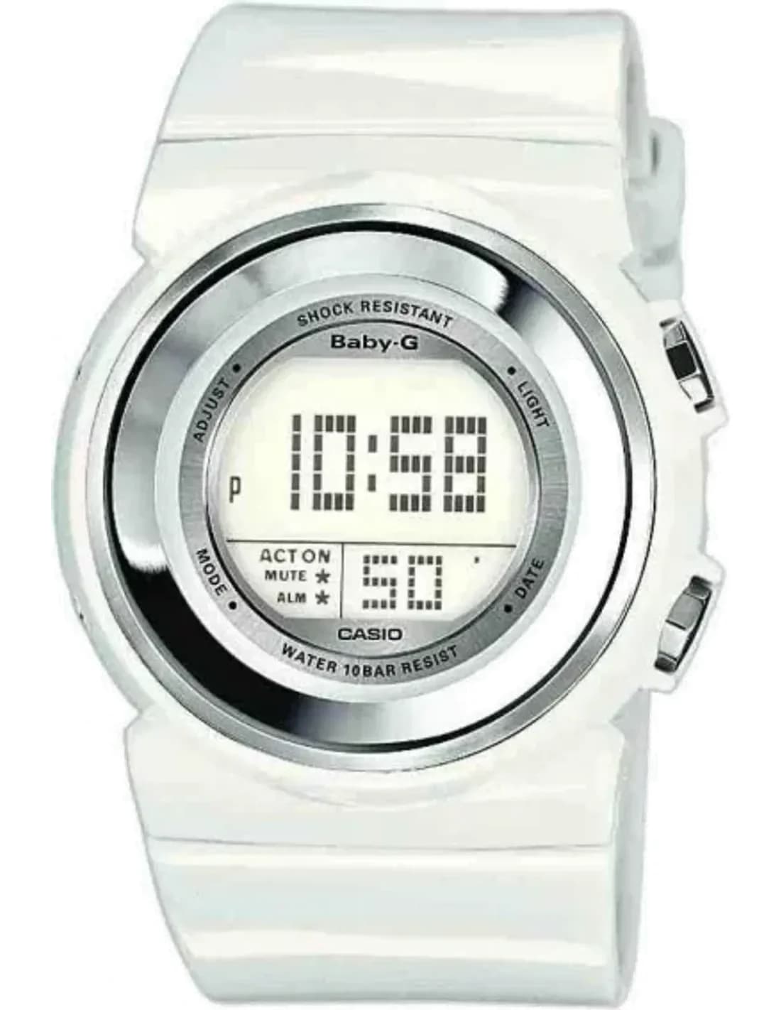 Montre Femme Casio Baby-G BGD-101-7ER Bracelet Résine Blanc
