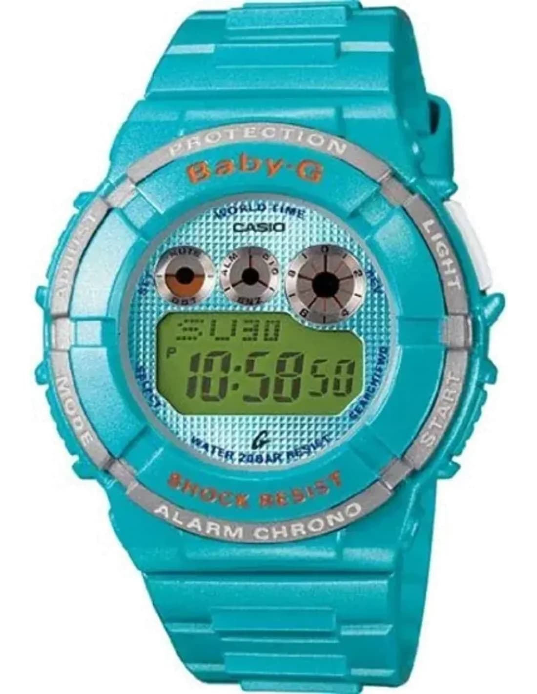 Montre Femme Casio Baby-G BGD-121-2ER Bracelet Bleu