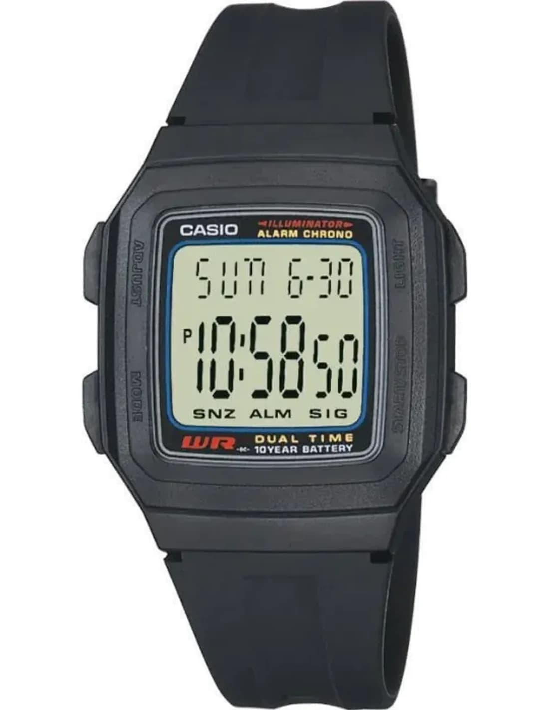 Montre Homme Casio Collection F-201W-1AEF Noir