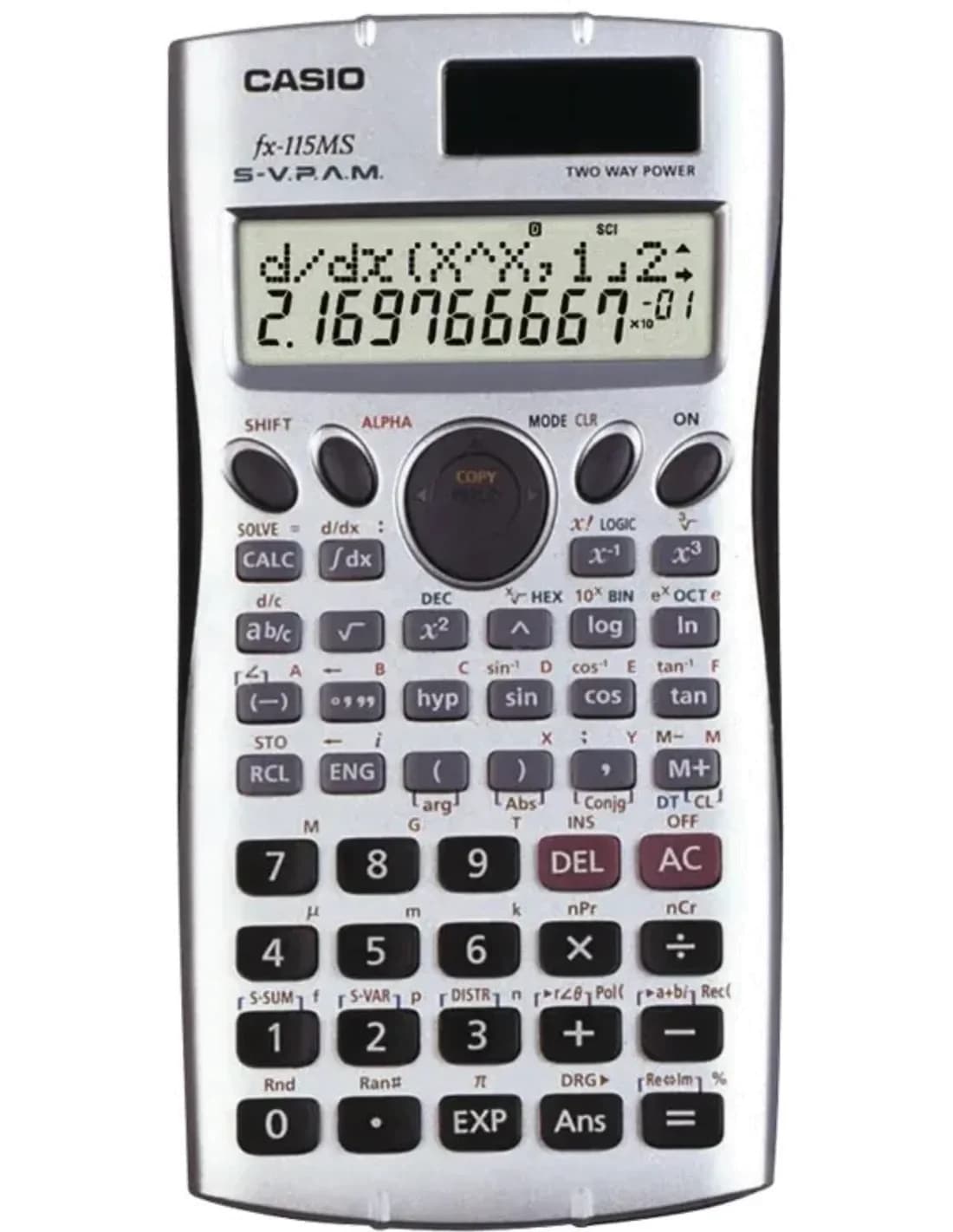 Calulatrice Scientifique Casio FX-115MS Plus