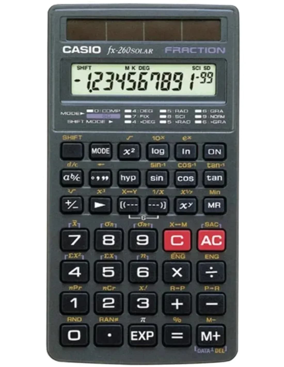 Calulatrice Casio Fraction FX-260 Solar