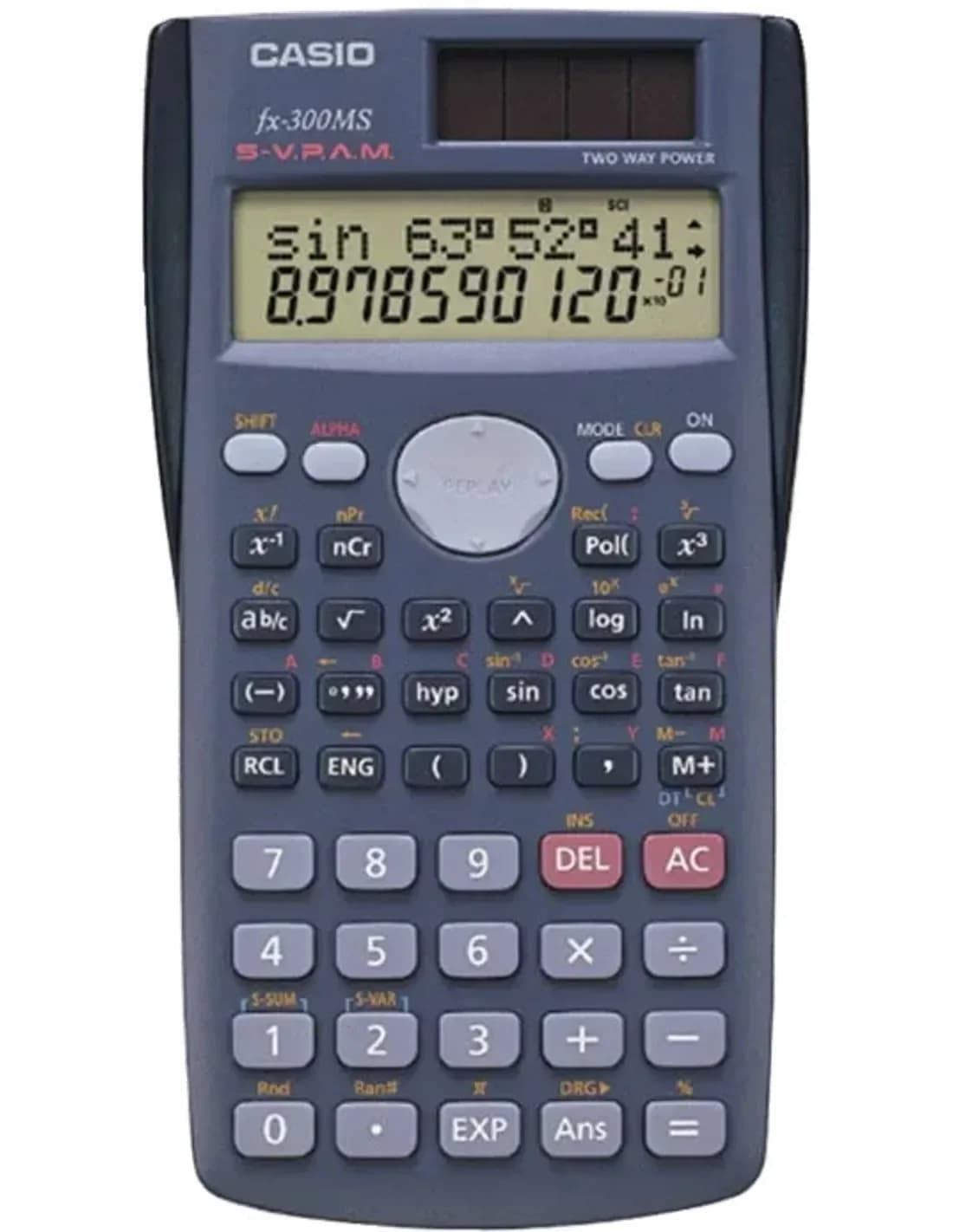 Calulatrice Scientifique 2 Lignes Casio FX-300MS Plus 229