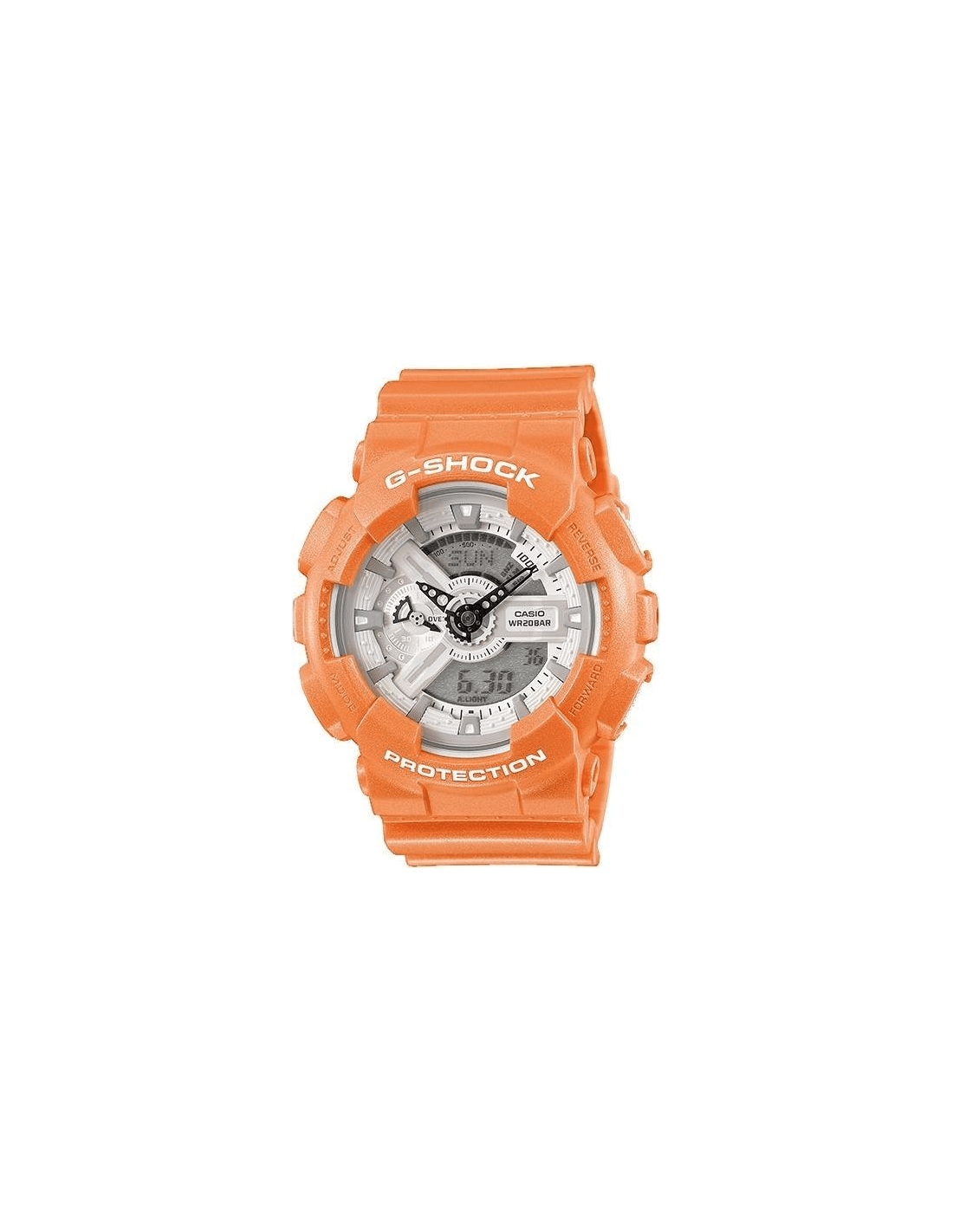 Montre Homme Casio G-Shock GA-110SG-4ER bracelet orange en résine