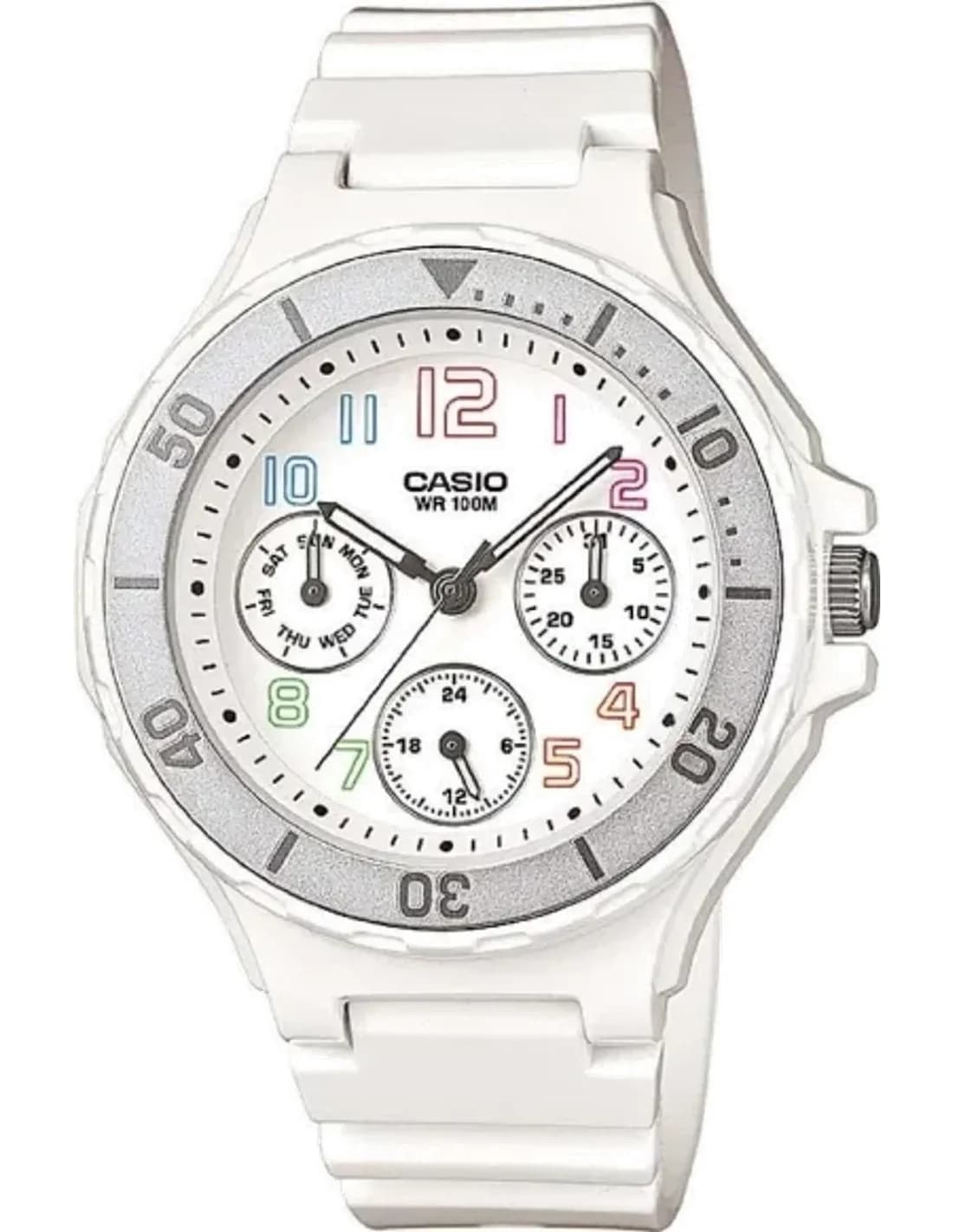 Montre Femme Casio Collection LRW-250H-7BVEF Blanc