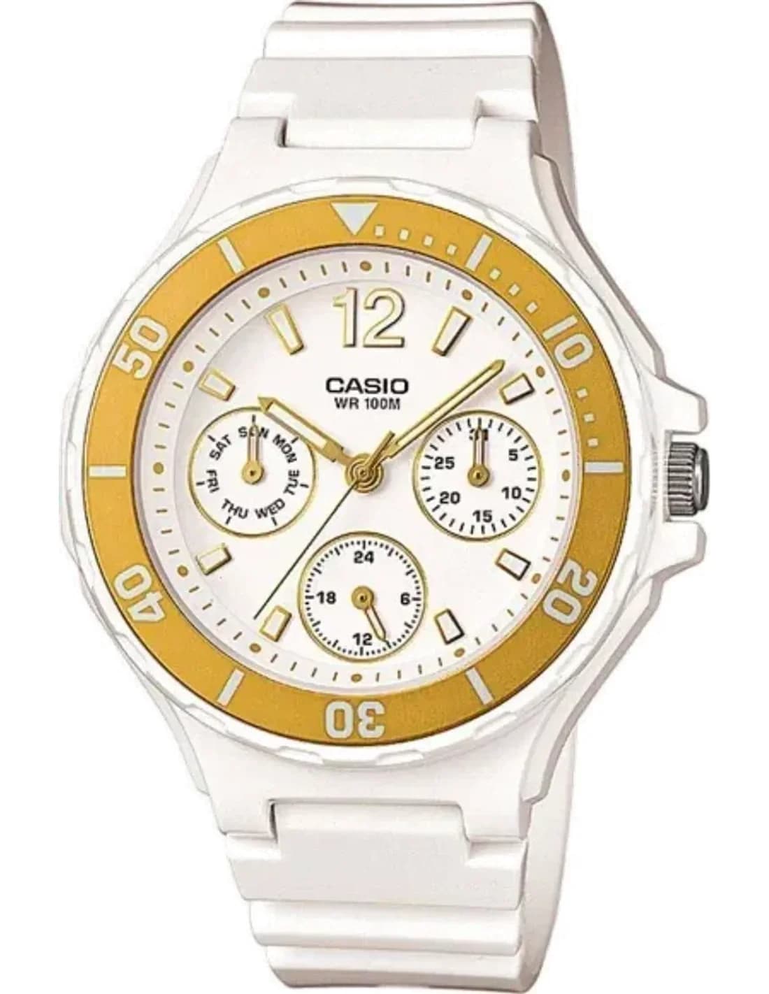 Montre Femme Casio Collection LRW-250H-9A1VEF Blanc