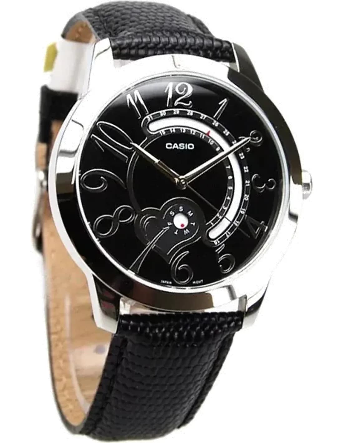 Montre Femme Casio LTF-112L-1ADF Bracelet en cuir noir