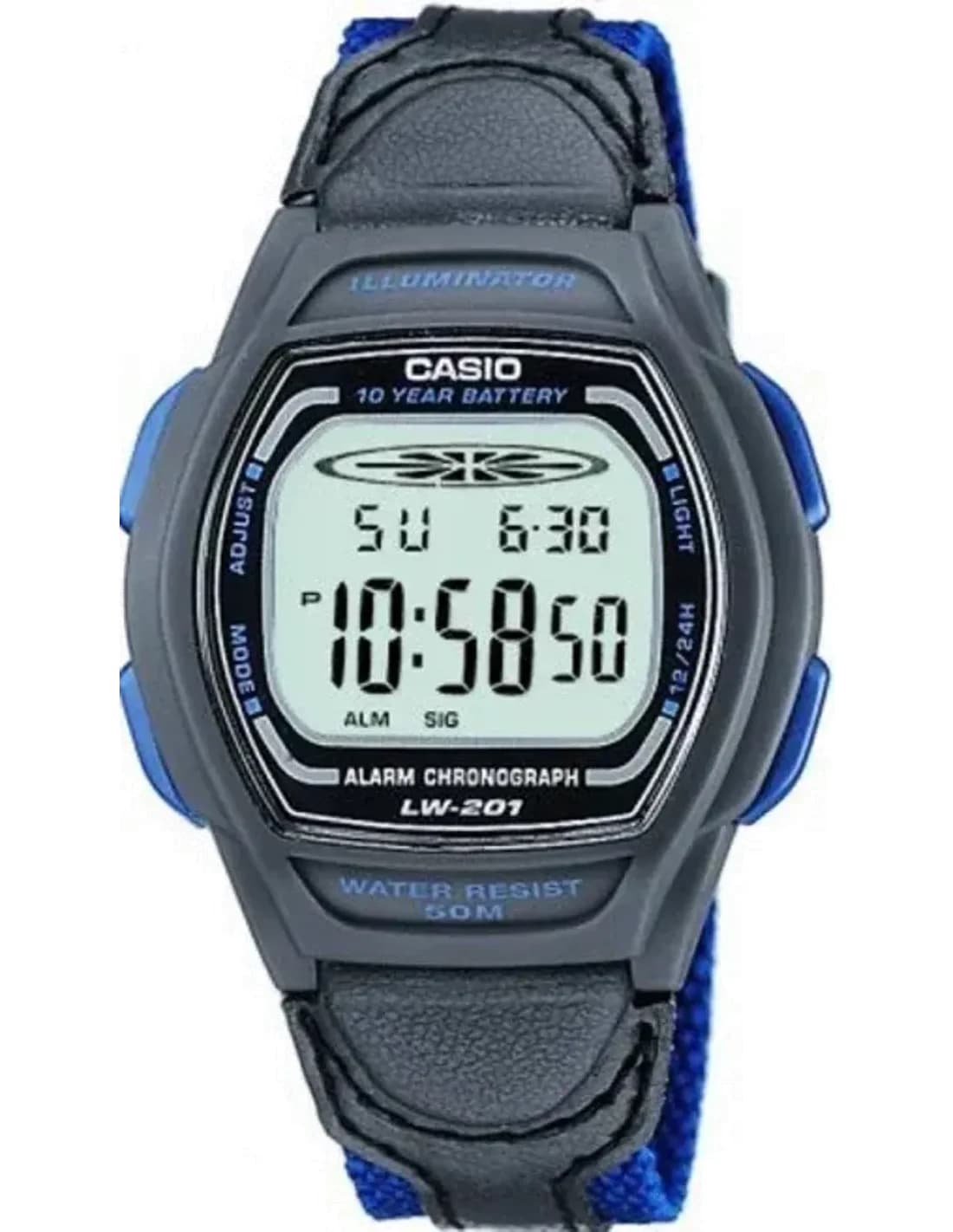 Montre Mixte Casio Collection LW-201B-2AVEF Bleu