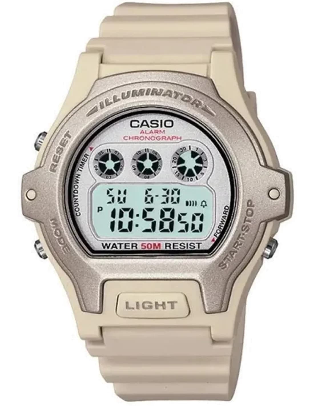 Montre Mixte Casio Collection LW-202H-8AVEF Beige