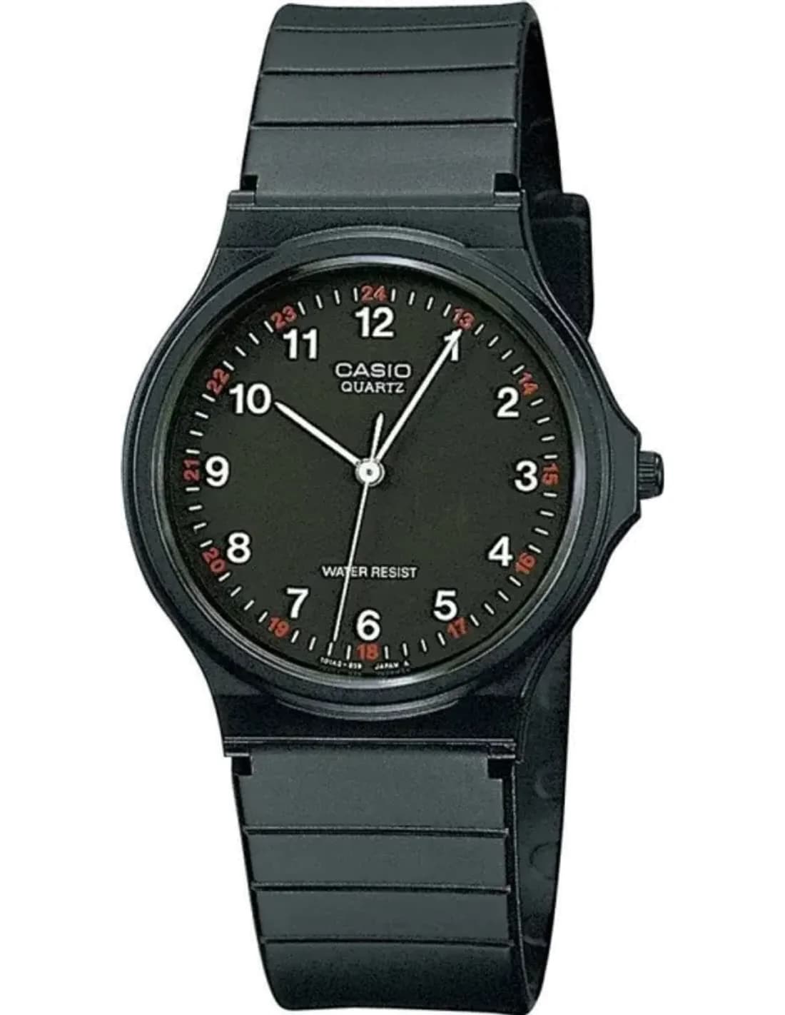 Montre Homme Casio Collection MQ-24-1BLLGF Bracelet résine et cadran noir