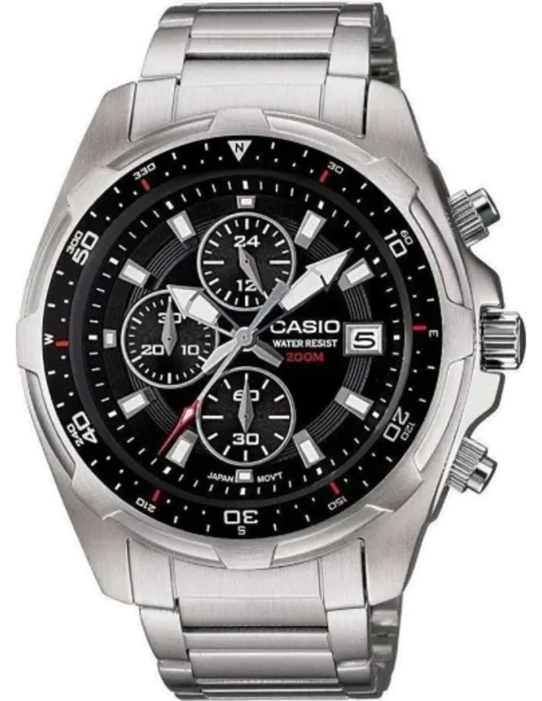 Montre Homme Casio Collection MTD-1067D-1AVEF Bracelet Acier Inoxydable