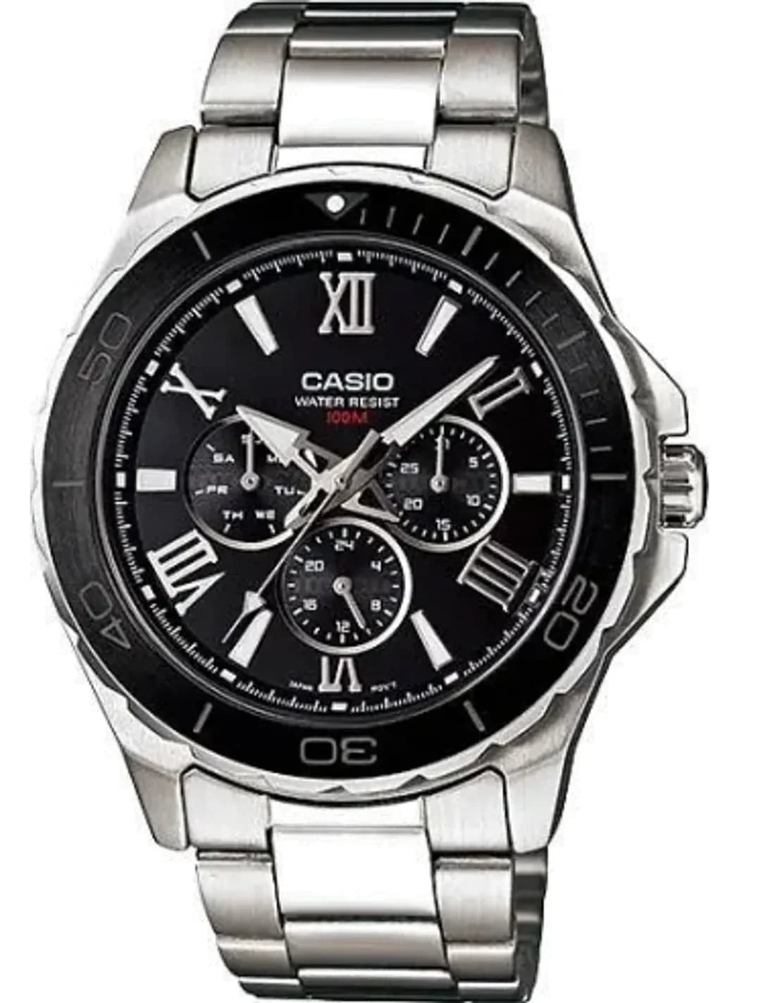 Montre Homme Casio MTD1075D-1A1V Argent