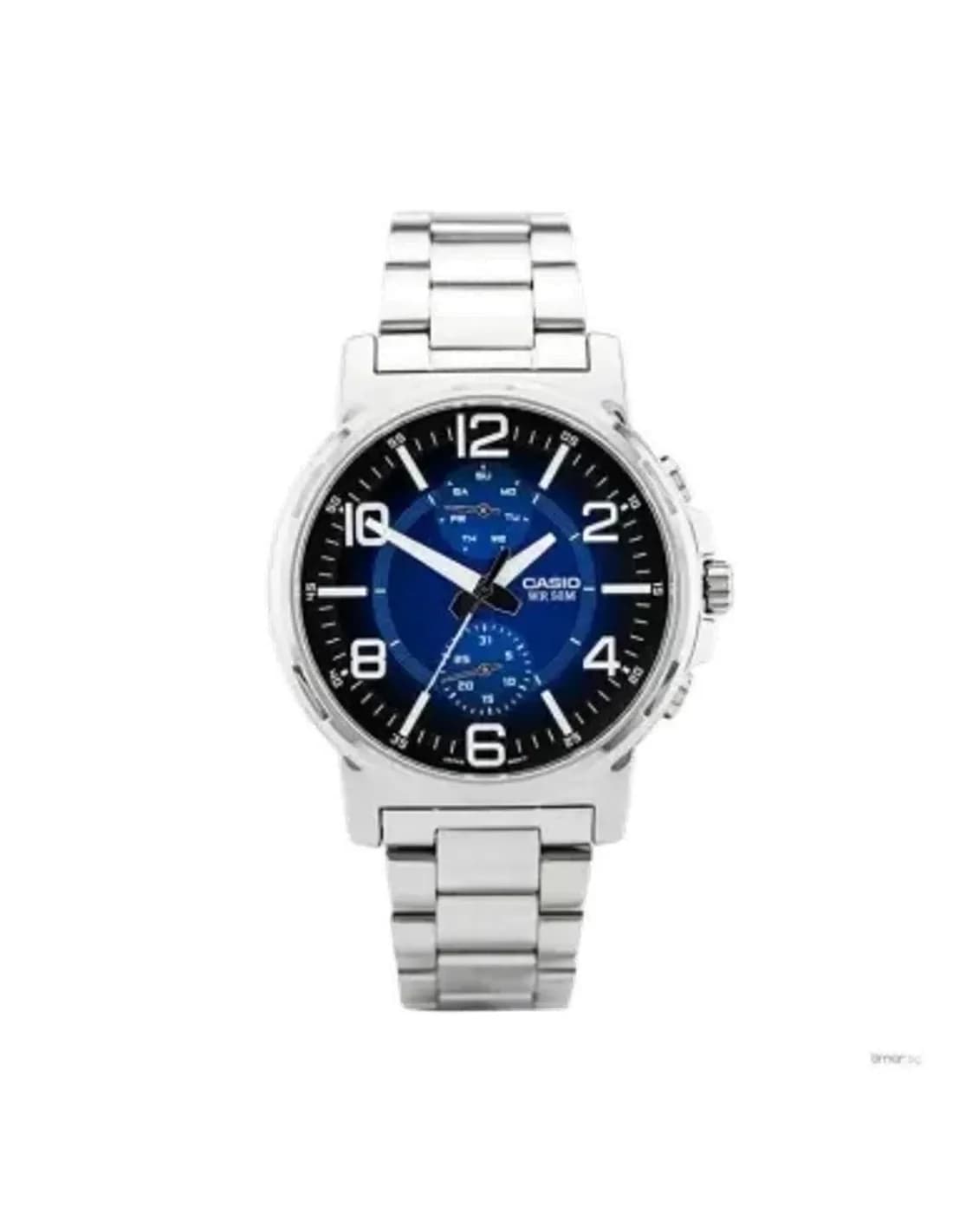 Montre Homme Casio Collection MTP-E313D-2B1V Argent