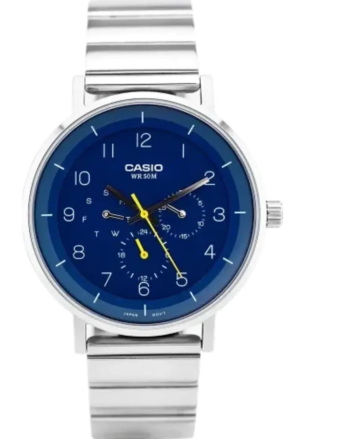 Montre Homme Casio Collection MTP-E314D-2BV Argent