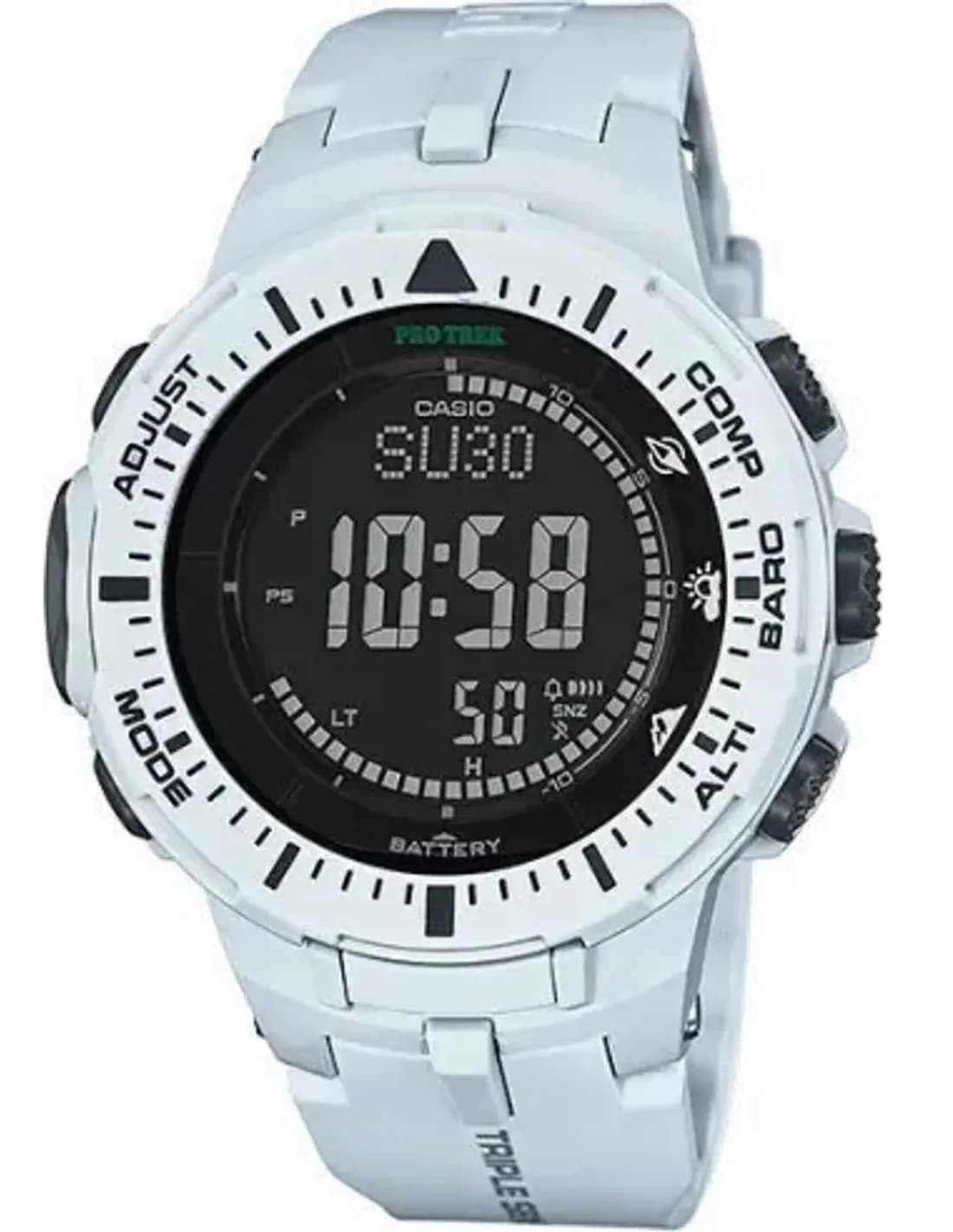 Montre Homme Casio PRG-300-7CR Blanc