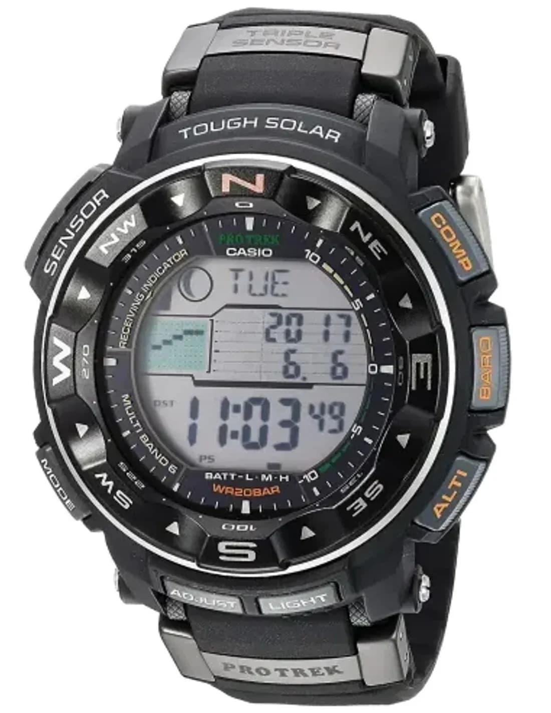 Montre Homme Casio ProTrek PRW-2500R-1ER Noir
