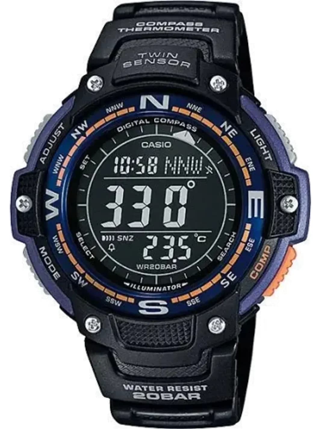 Montre Homme Casio Collection SGW-100-2BER Noir