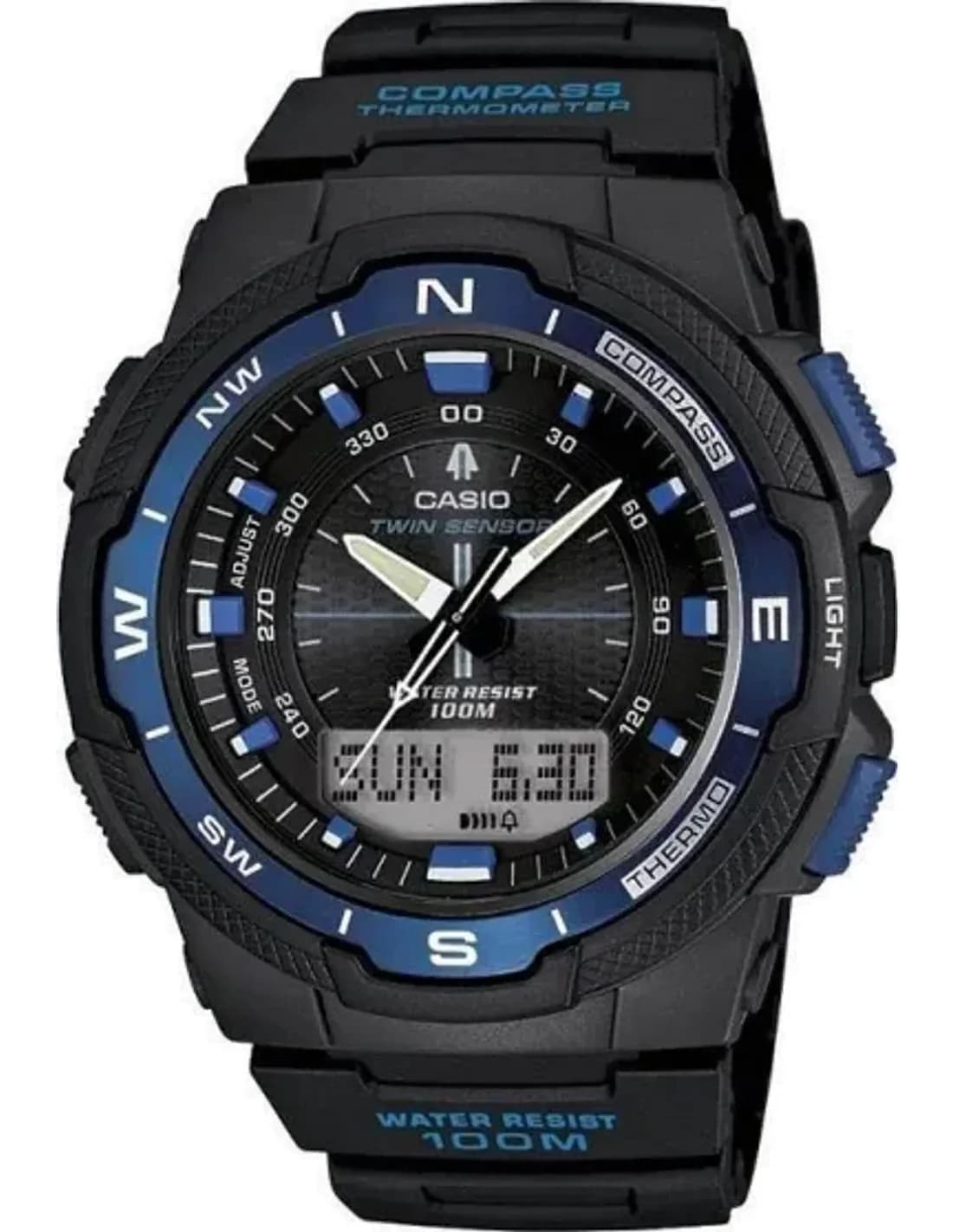 Montre Homme Casio Collection SGW-500H-2BVER Noir