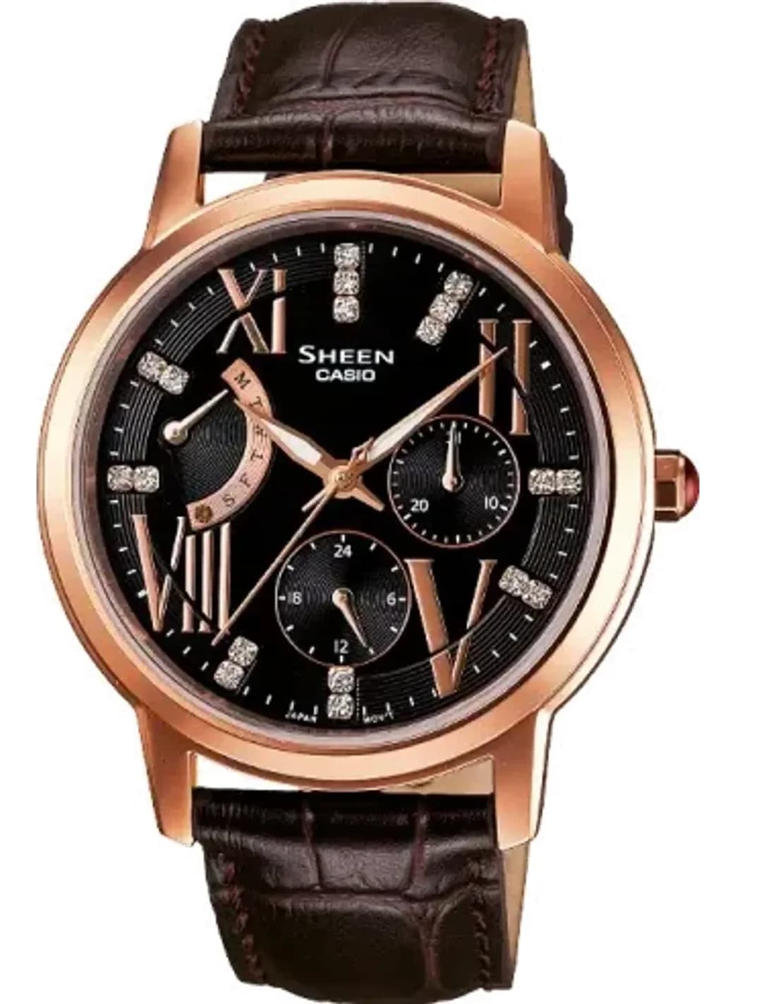 Montre Femme Casio Sheen SHE-3024GL-5AEF Marron