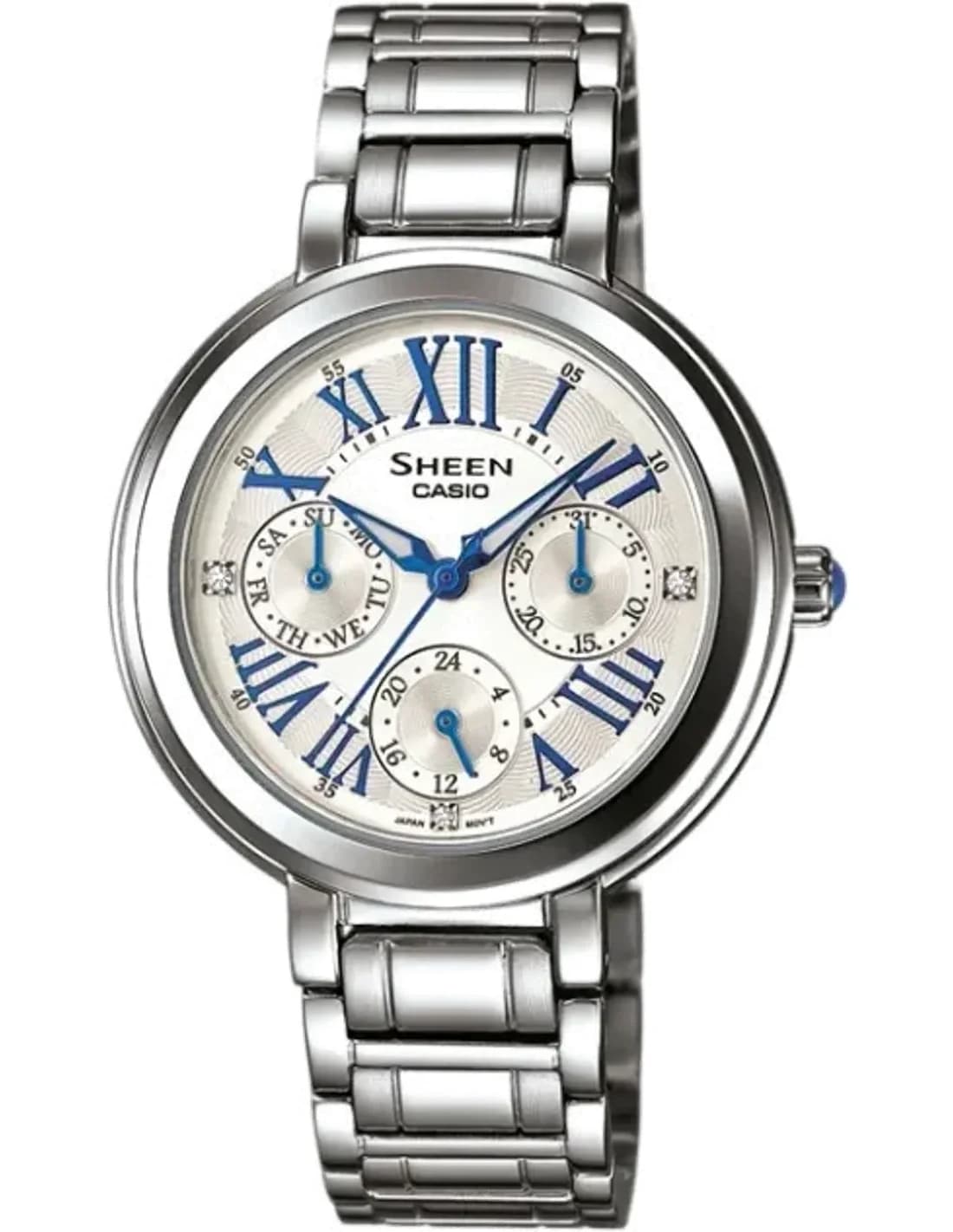 Montre Femme Casio Sheen SHE-3034D-7AUER Argent