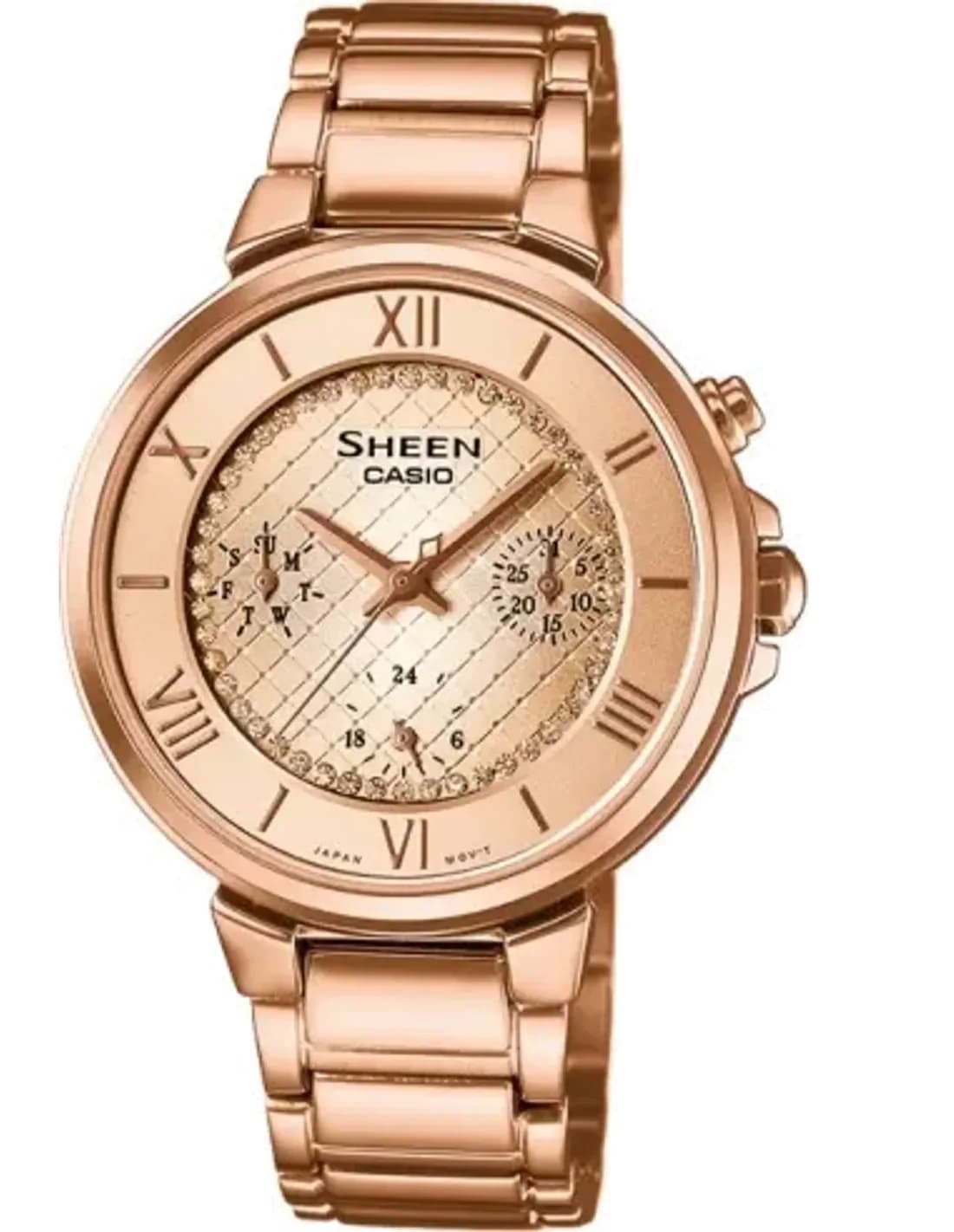 Montre Femme Casio Sheen SHE-3040PG-9AUER Or Rose