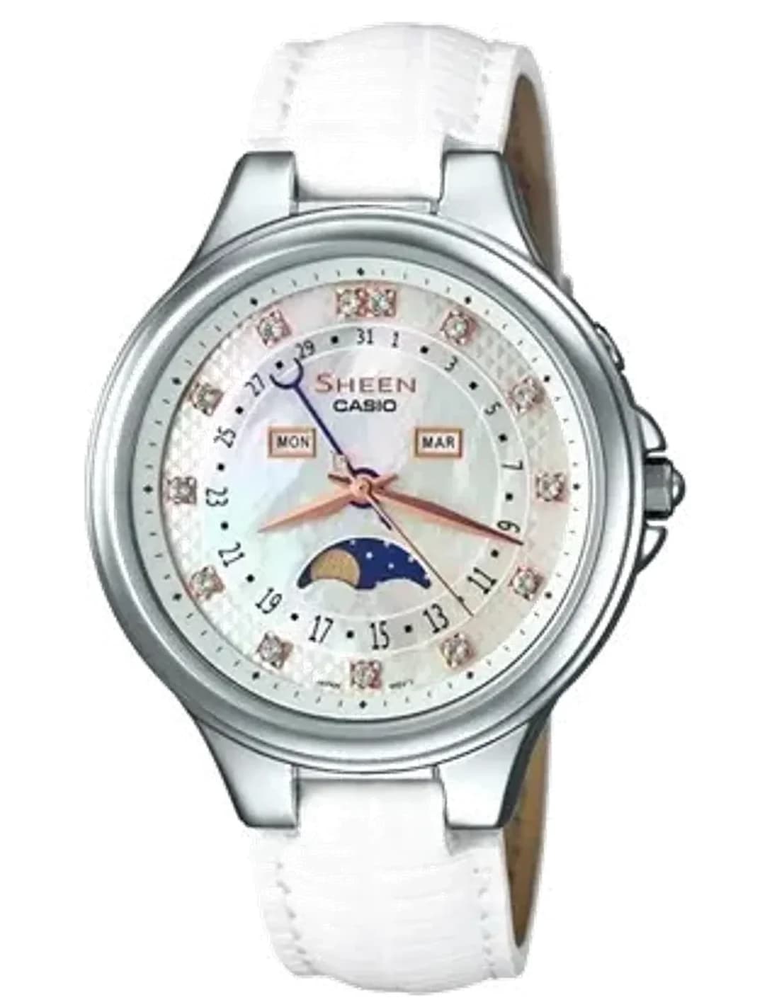 Montre Femme Casio Sheen SHE-3045L-7AUER Blanc