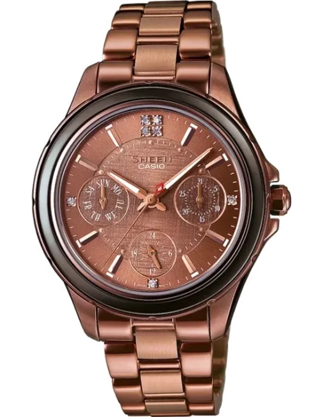 Montre Femme Casio Sheen SHE-3508BR-5AUER Marron