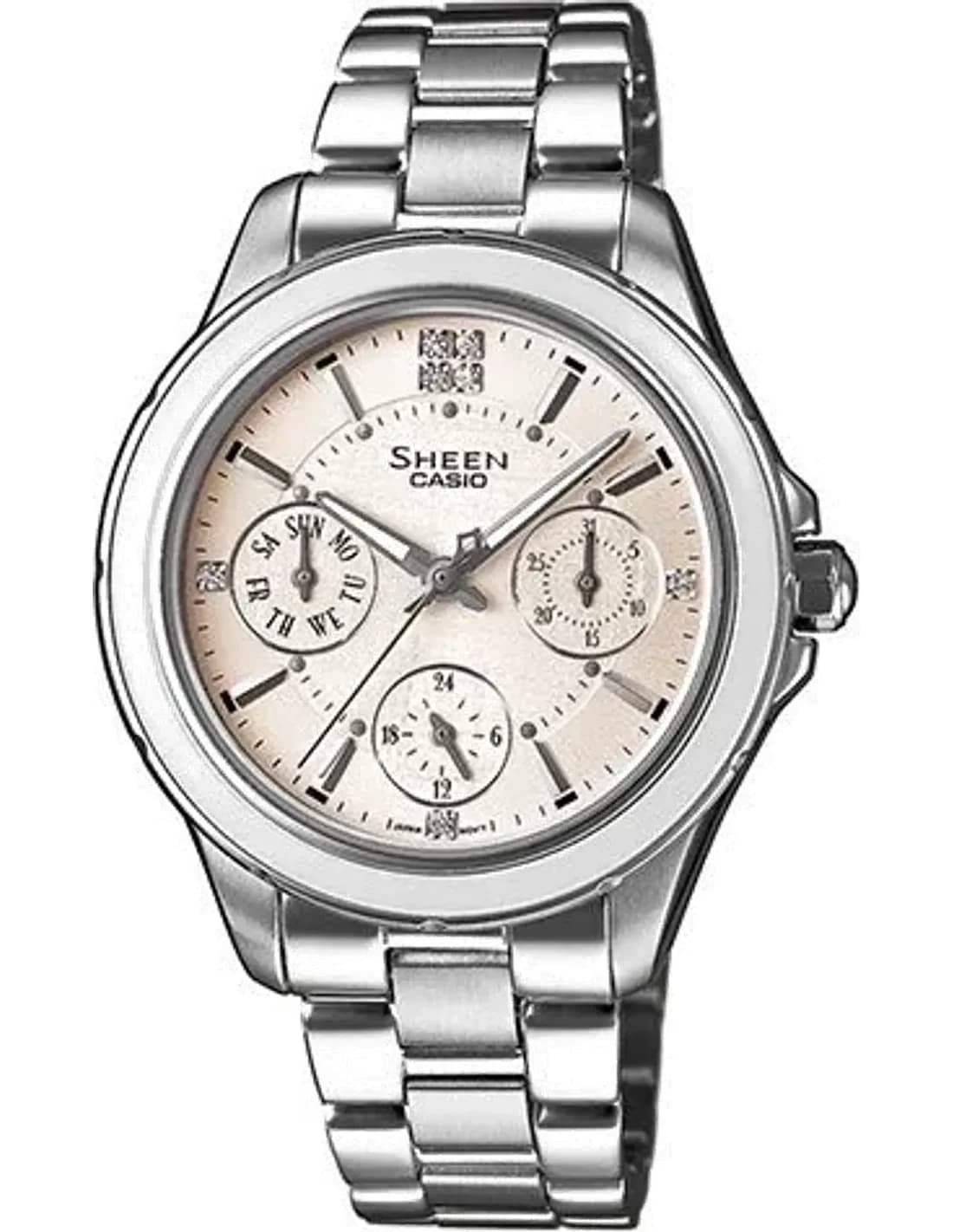 Montre Femme Casio Sheen SHE-3508D-7AUER Argent