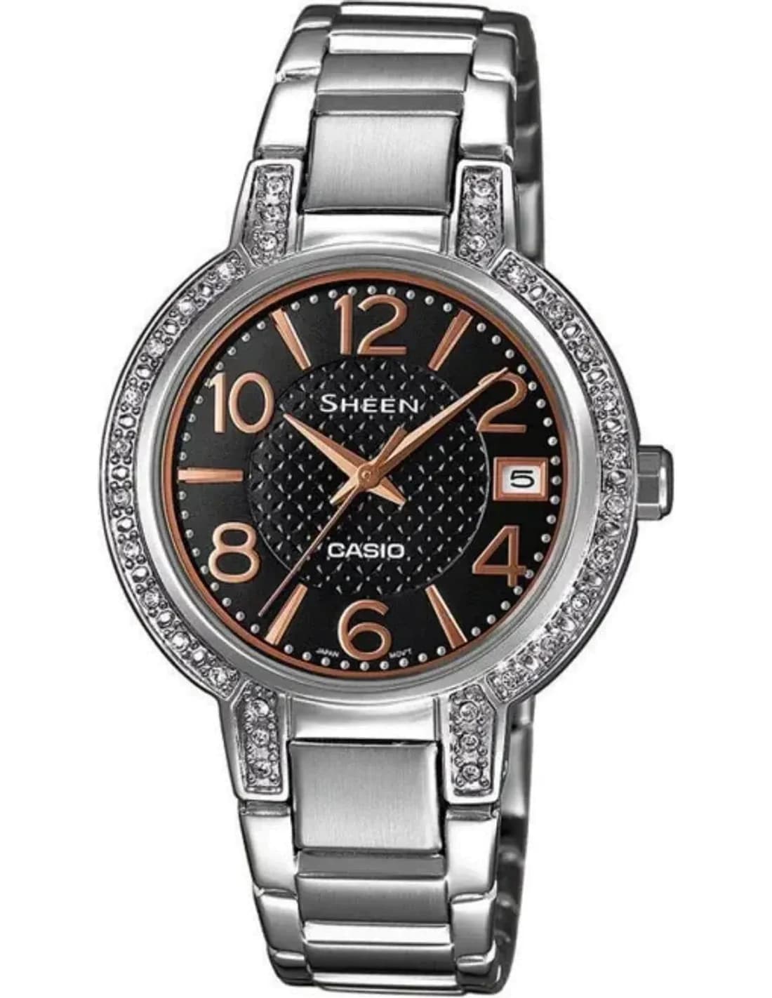 Montre Femme Casio Sheen SHE-4804D-1AUER Argent