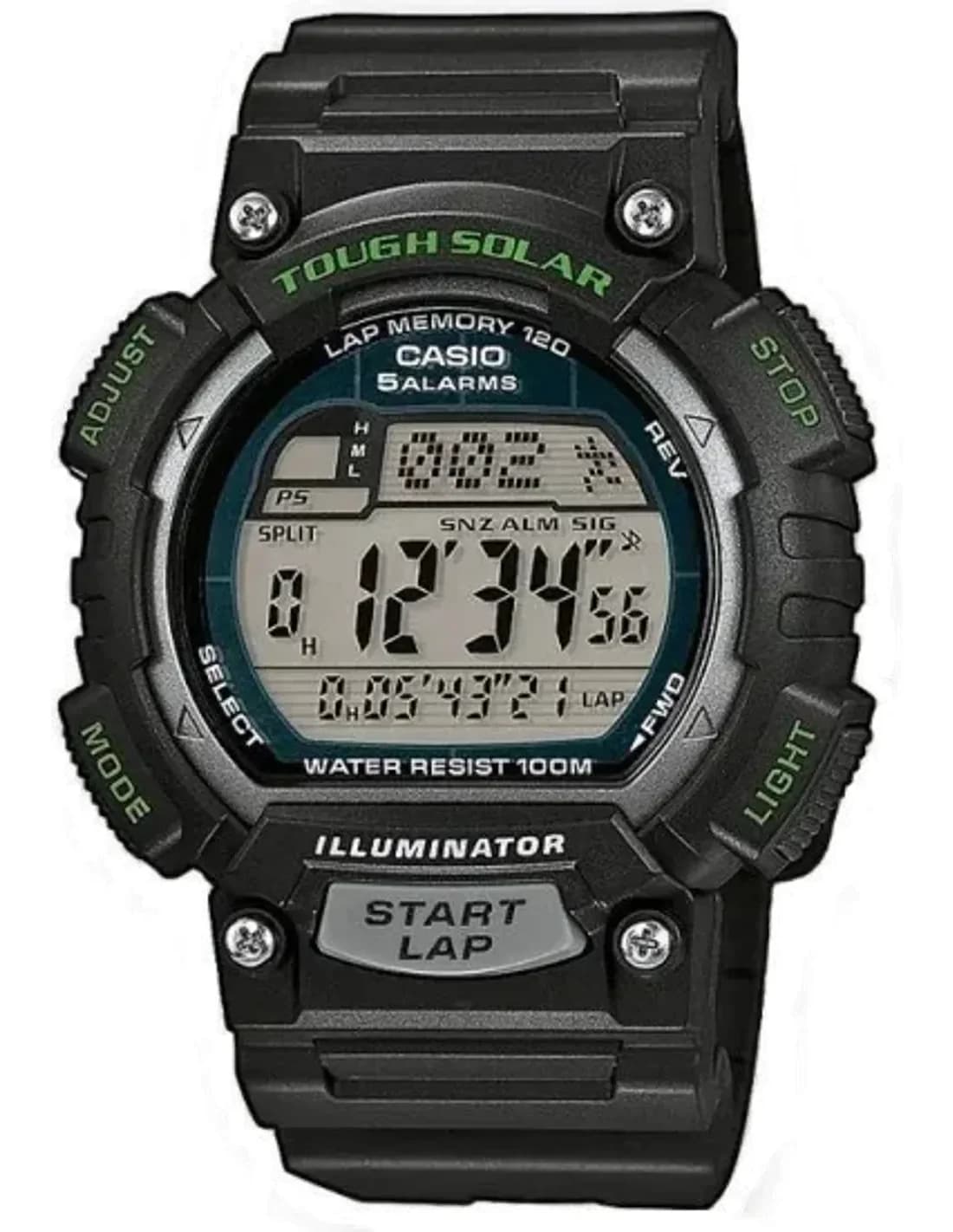 Montre Homme Casio Collection Tough Solar STL-S100H-1AVEF Bracelet en résine noire