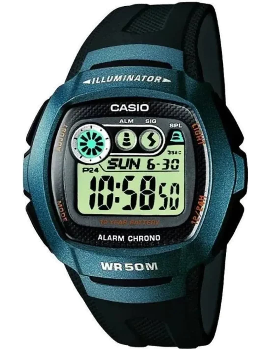 Montre Homme Casio Collection W-210-1BVEF Noir