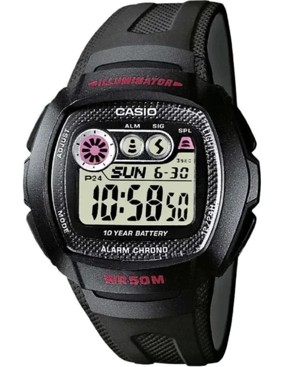 Montre Homme Casio Collection W-210-1CVES Noir