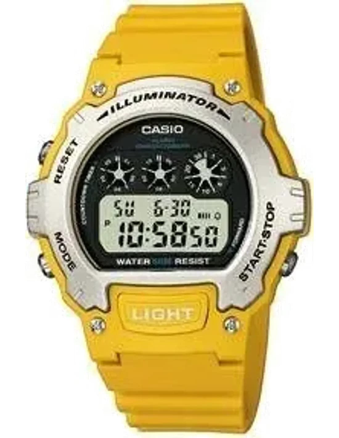 Montre Homme Casio Collection Illuminator W-214H-9AVEF Chronomètre