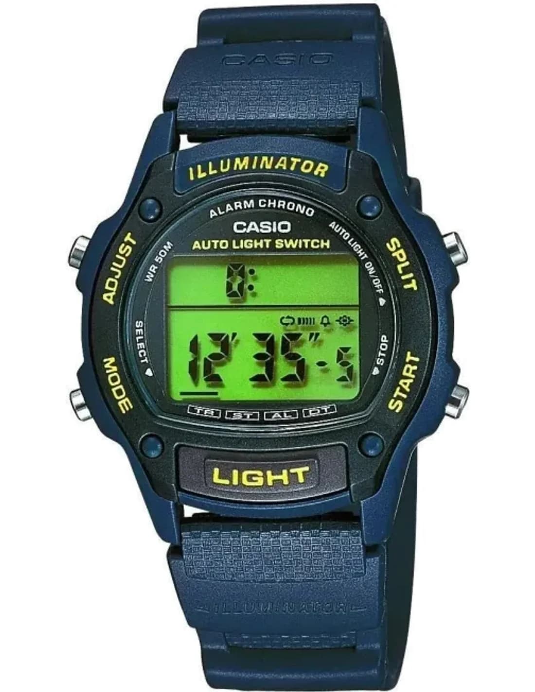 Montre Homme Casio Collection W-93H-2AVHEF Bracelet Résine Bleu
