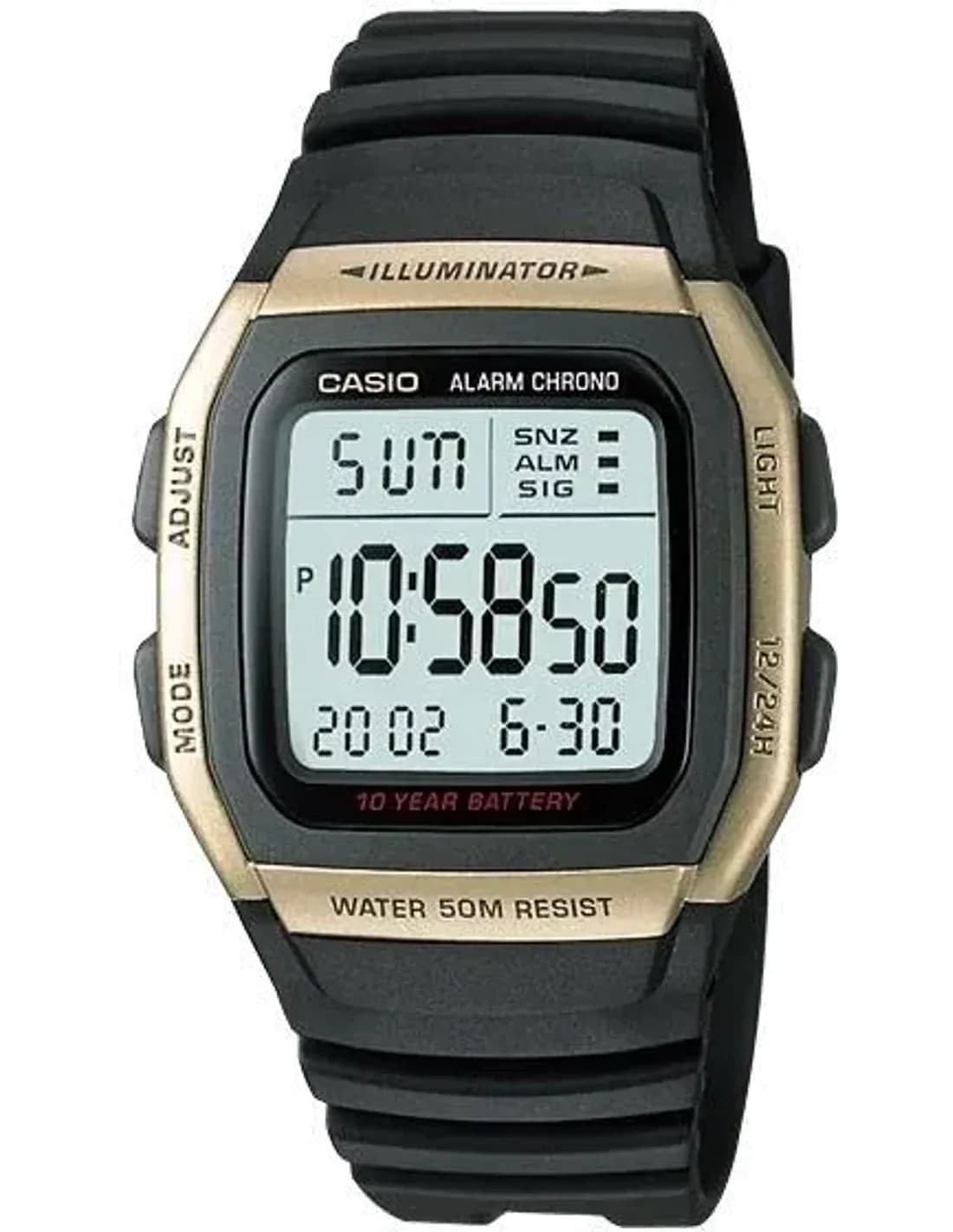 Montre Homme Casio W-96H-9AVDF Noir