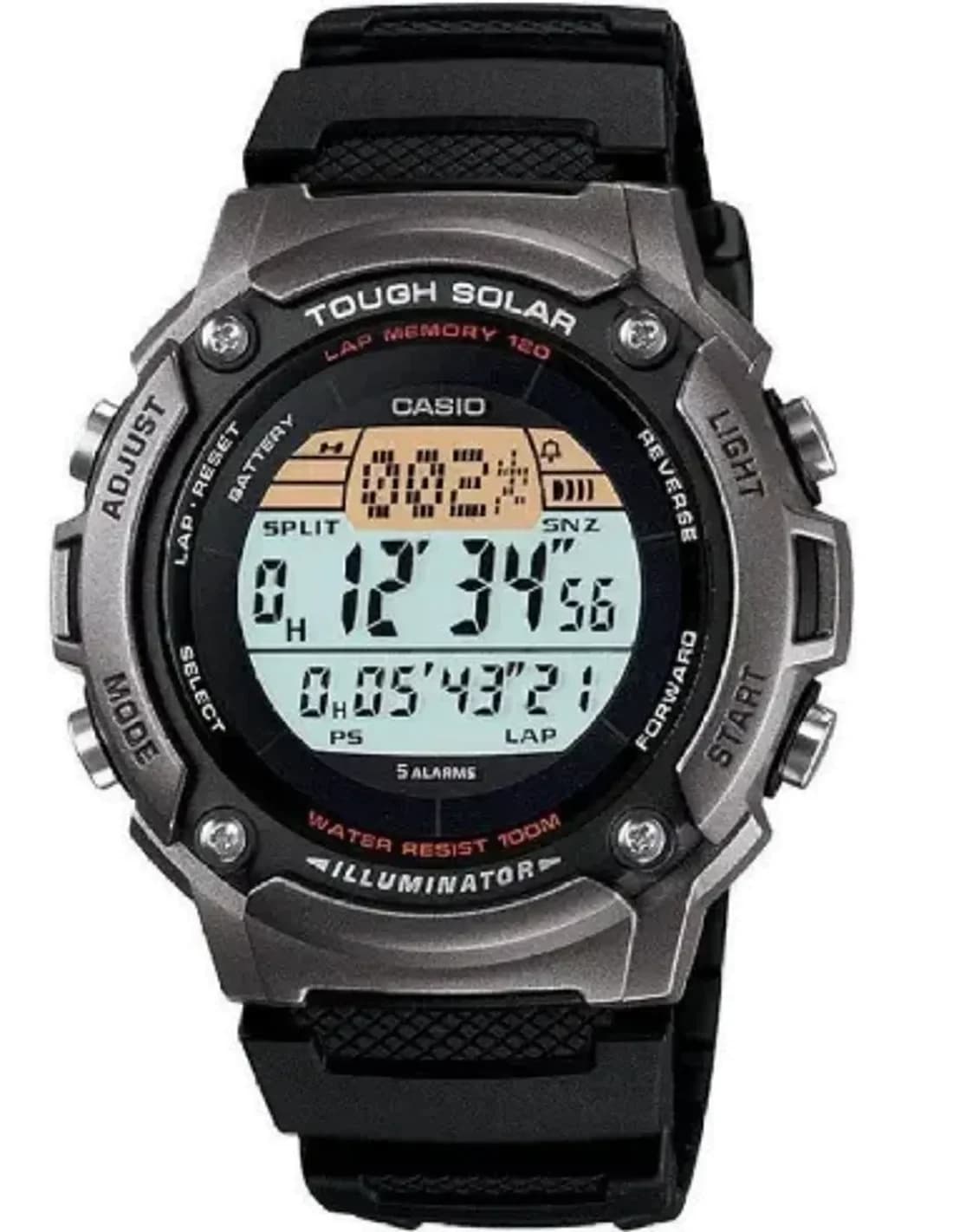 Montre Homme Casio W-S200H-1AVEF Noir