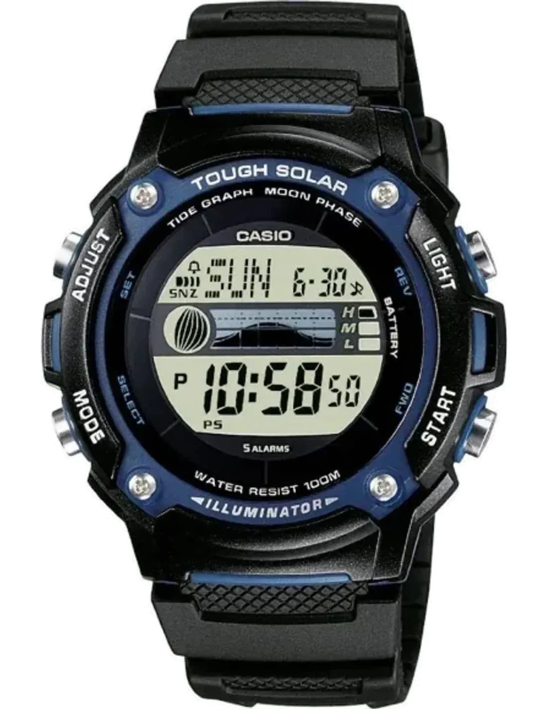 Montre Homme Casio W-S210H-1AVEF Noir
